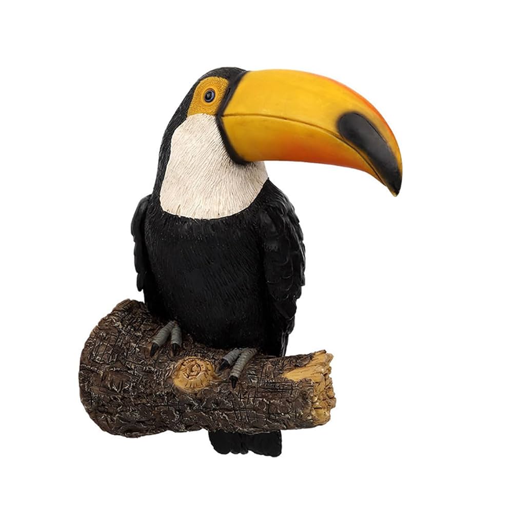 Amazon.co.jp: Yavoluy 鳥 オオハシ 置物 リアル フィギュア